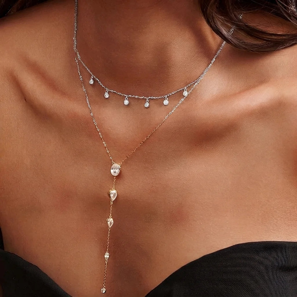 Cascade Lariat Necklace