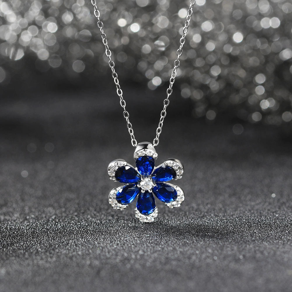 Fleur Saphir Necklace