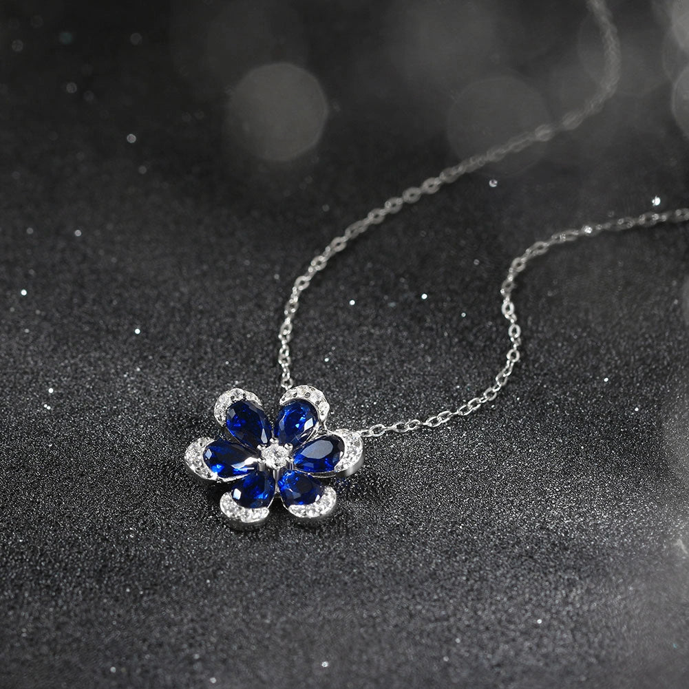 Fleur Saphir Necklace