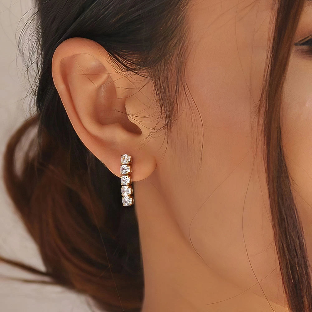 Cinq Drop Earring